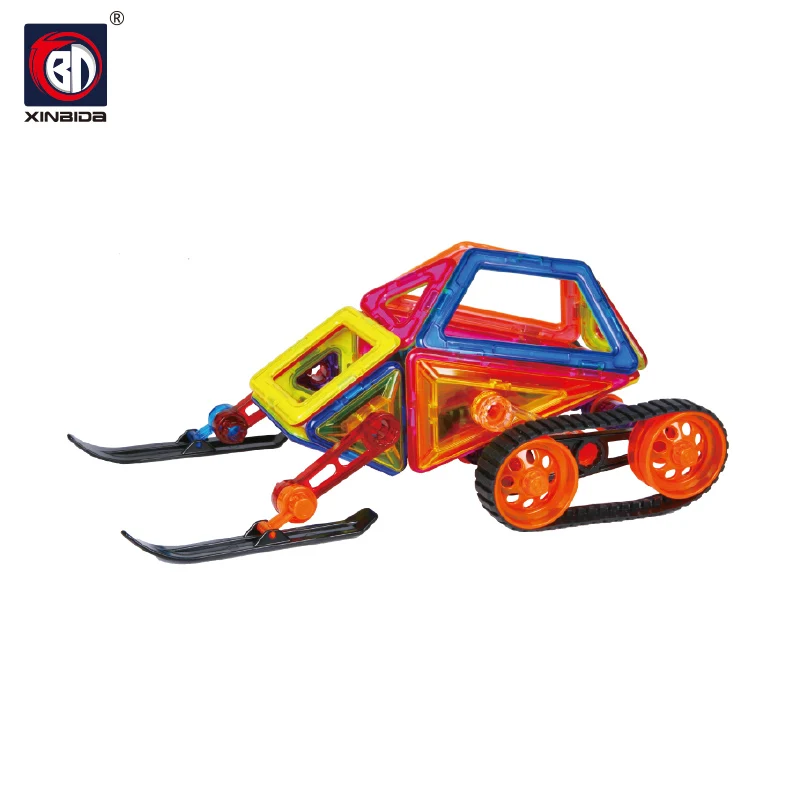 Русский пакет наивысшего качества волшебный переплетенных магнитного строительные блоки