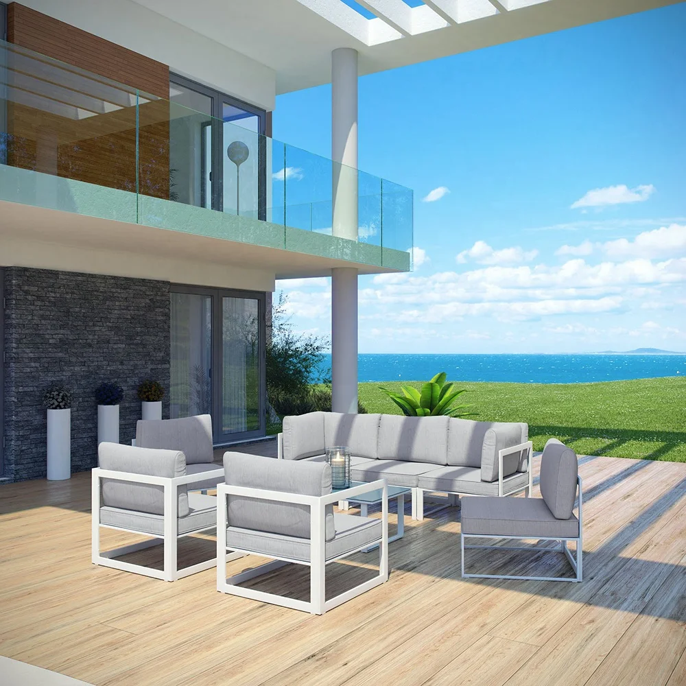 Outdoor garden Furniture Design Cheap Metal Sofa Set