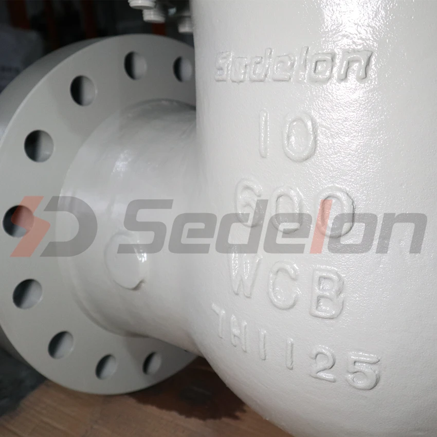 
Cast steel WCB gate valves API6D standard 10inch class 600LB 