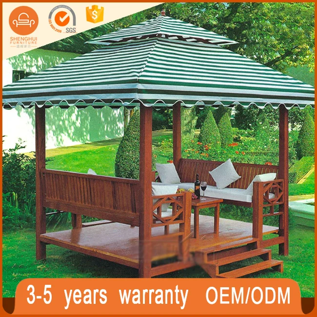 
New Style Wooden Outdoor Pavilion Gazebos Tent Luxury Garden Gazebo 