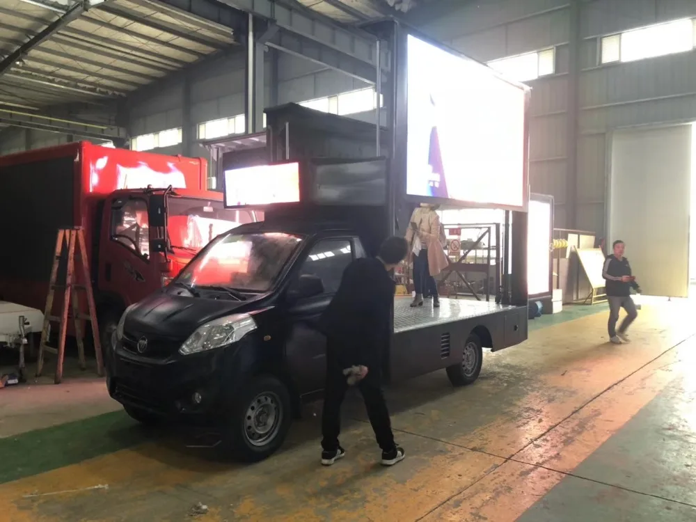 
Gasoline Type ,FOTON Light LED truck ,two sides P6 Full Color LED screen 