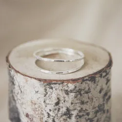 Gold Stackers Thin Gold Ring Set of 5 Ultra Thin Hammered Gold Women Jewel Ring