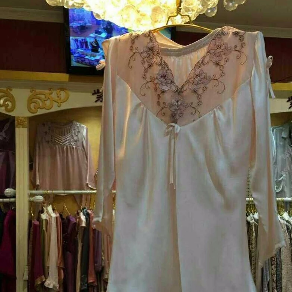 Chinese Supplier Womens Sets China 100% Silk Pajamas