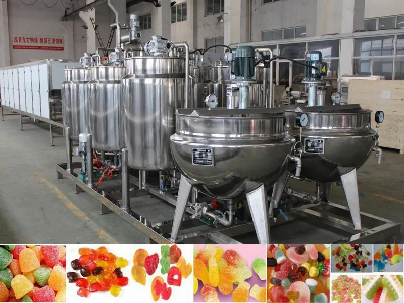 Excellent Performance Automatic Soft Candy Line Machine