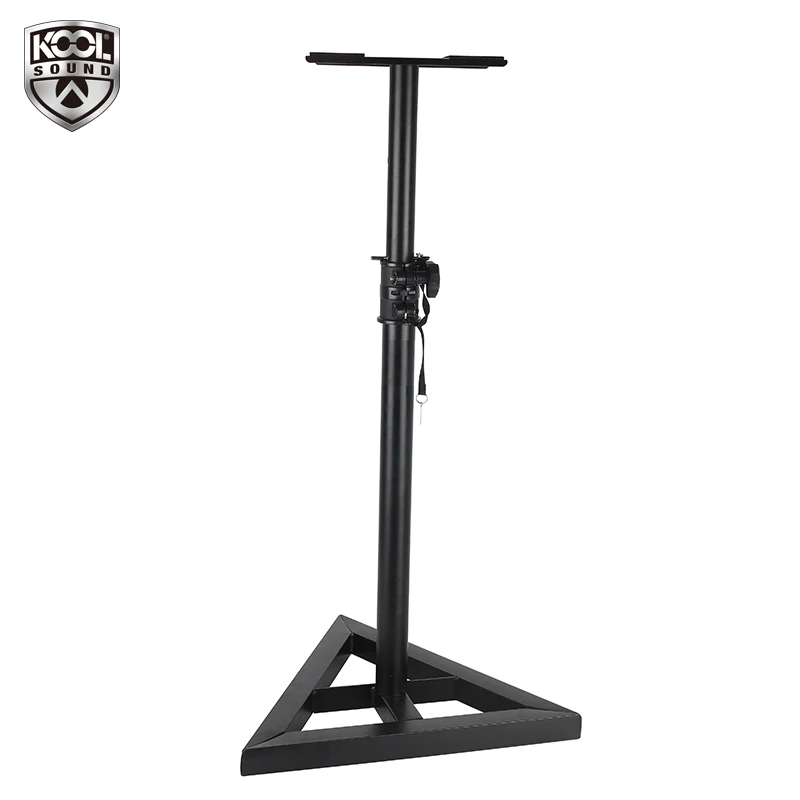 KOOL SOUND metal black speaker adjustable surround professional box monitor-speaker-stand on the stage