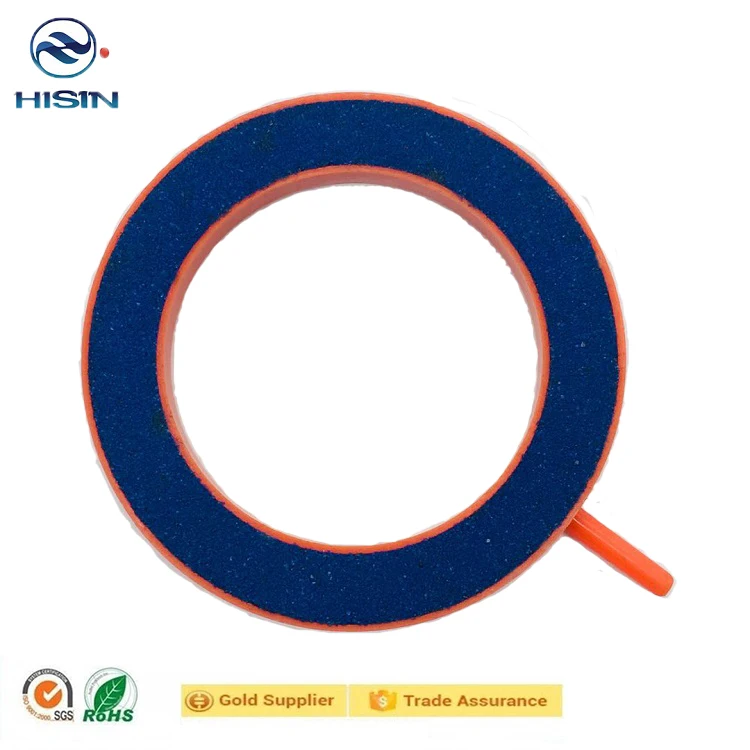 Aquarium accessories indoor fish farming circle oxygen diffuser air stone for fish tank decoration