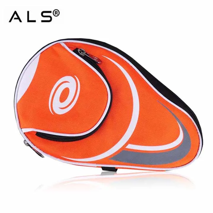 
Waterproof Polyester Table Tennis Racket Bag PingPong Paddle Bat Storage Case PingPong Racket Bag 