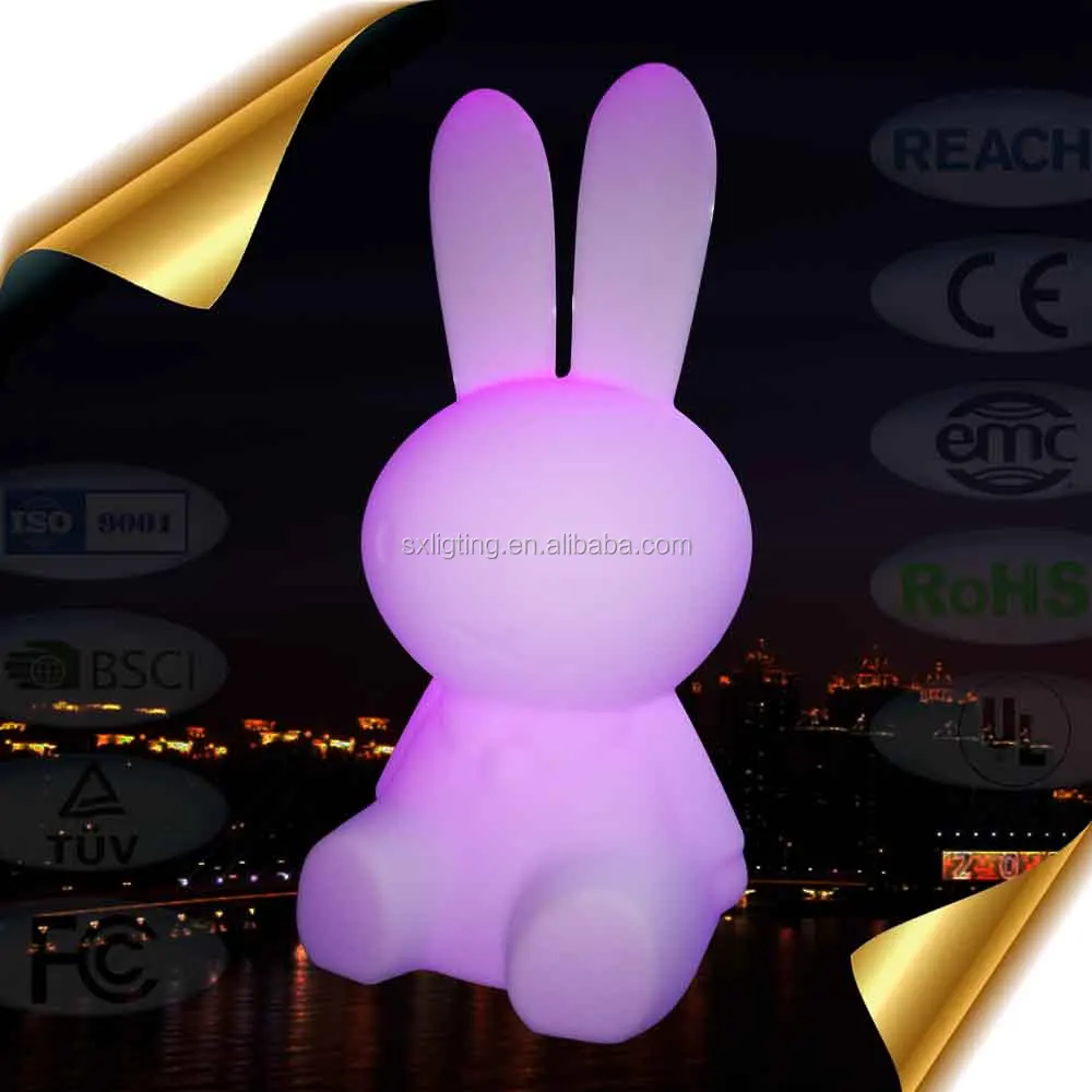 big size rabbit shape decoration Lamps for indoor or outdoor