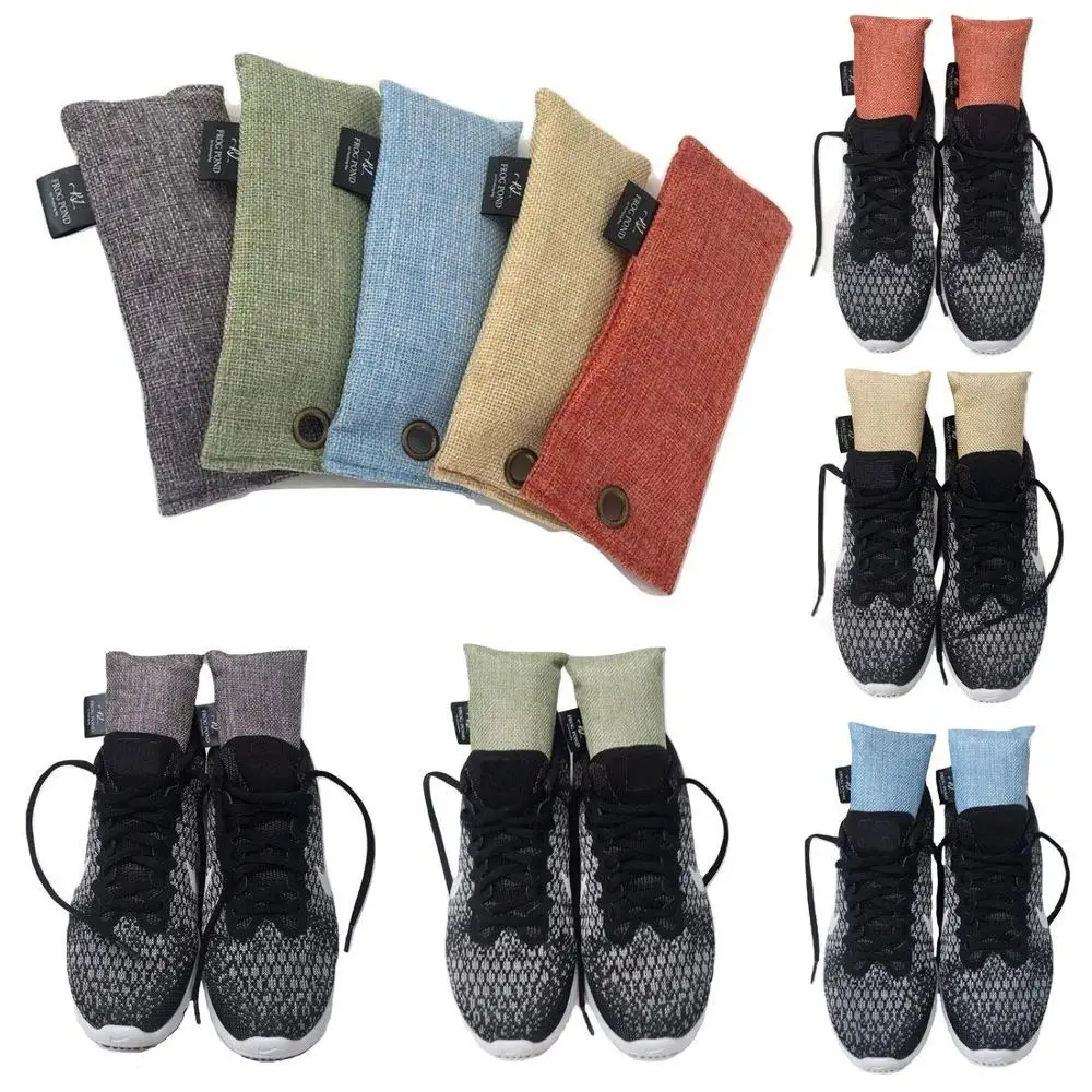 Экологичный Устранитель запахов, увлажнитель, дезодоратор для обуви, активированный бамбуковый уголь