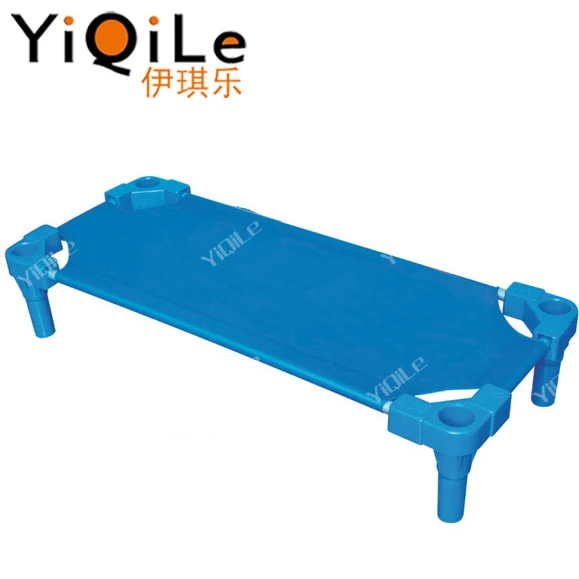 Wholesale Foldable high quality cheap price plastic bed for kids in kindergarten
