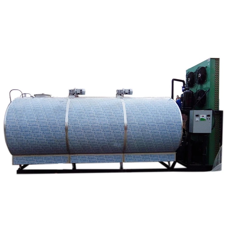 Stainless steel KLN milk chiller raw bulk milk cooling tank