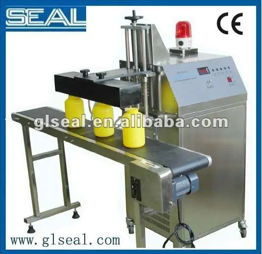 Aluminum foil induction plastic bottle cap sealing manufacture machine