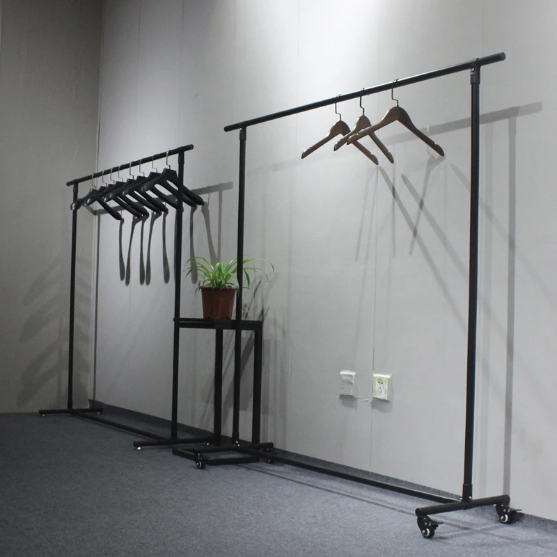 huohua hot sale fashion adjustable wrought iron clothes rack