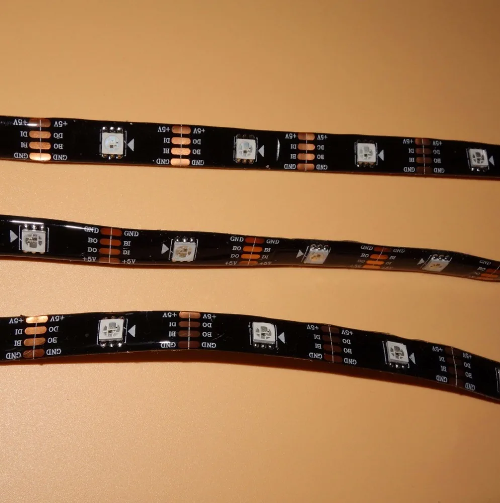 Cool for using 60leds/m ws2813 5050 led strip rgb moving effects flexible best Led Lighting Factory