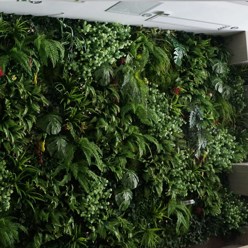artificial plants wall grass leaves decorationvertical garden art wall plants vertical garden wall green