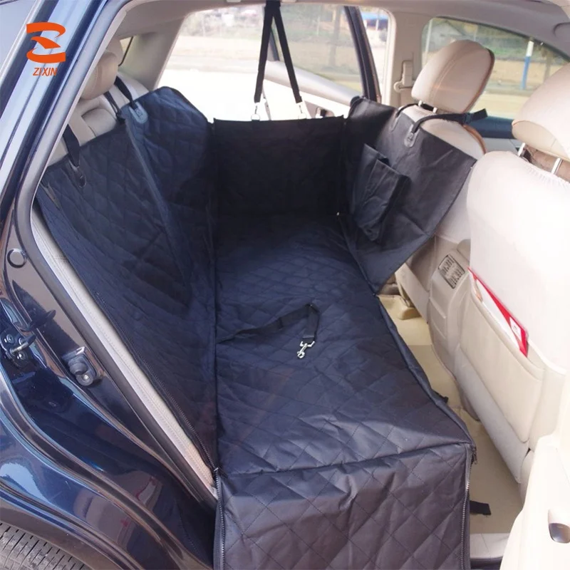 2018 New Dog Mat Quilted Waterproof Pet Car Seat Cover with Zipper
