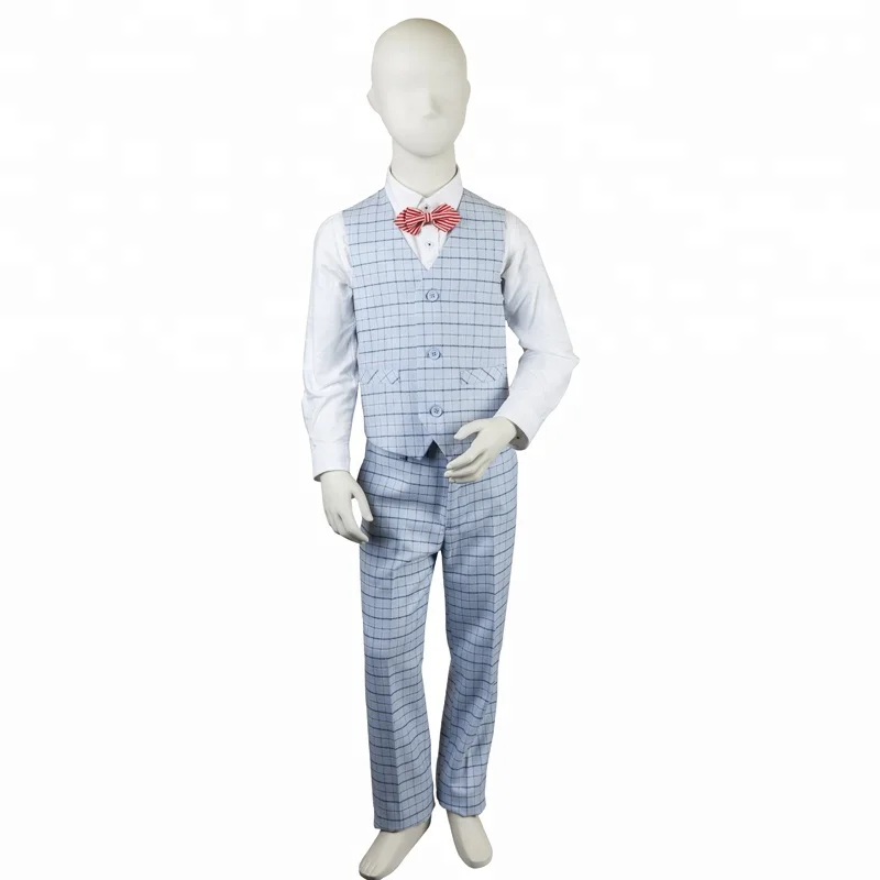 
CMT hotsale New design high quality boy suits kids 3pieces suits 