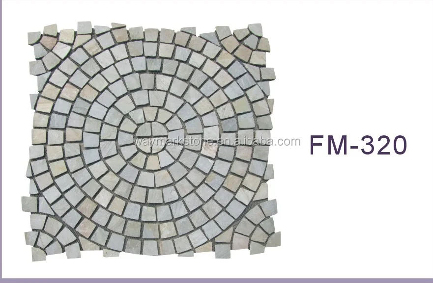 
Multicolor Slate Mosaic Tile Mats MZHB20 