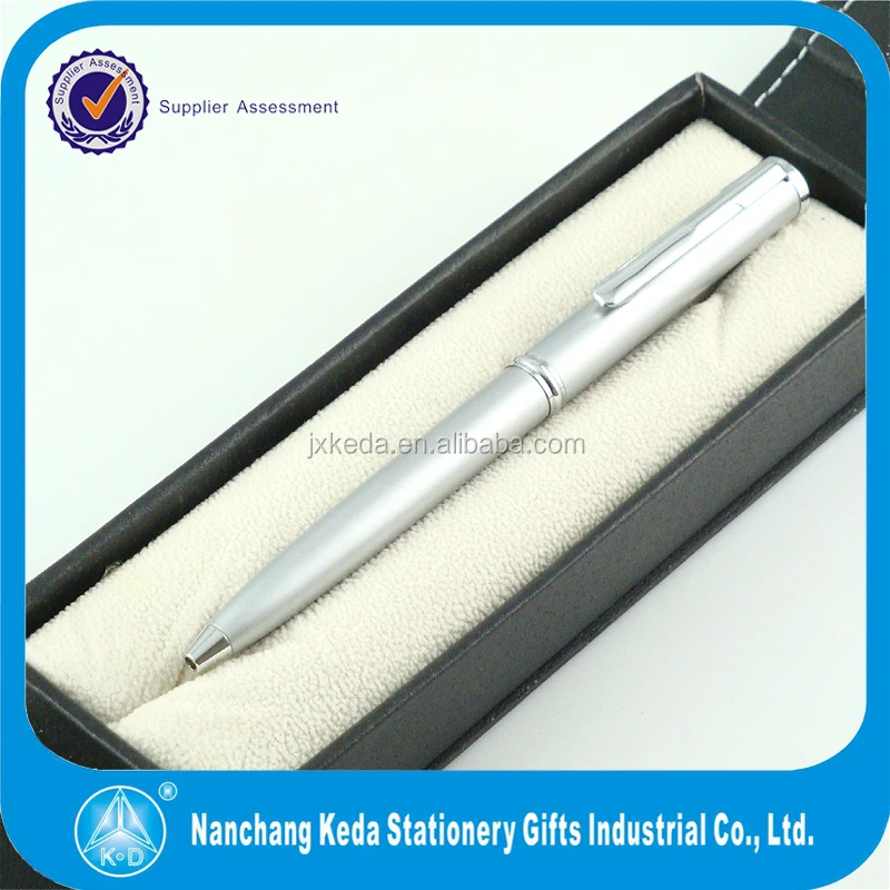 Custom Personal Name Seals Executive Self-inking Stamp Pen Metal Gold Silver Stamp Pen with case