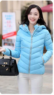 Пользовательские европейский Новый стиль женщин гусиный пух куртку для зимы