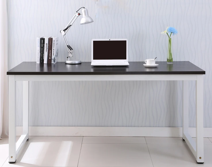 Hot Sale Steel-wooden Computer Desk Modern Simple Style Laptop Table  for Home Office Study Writing Desk