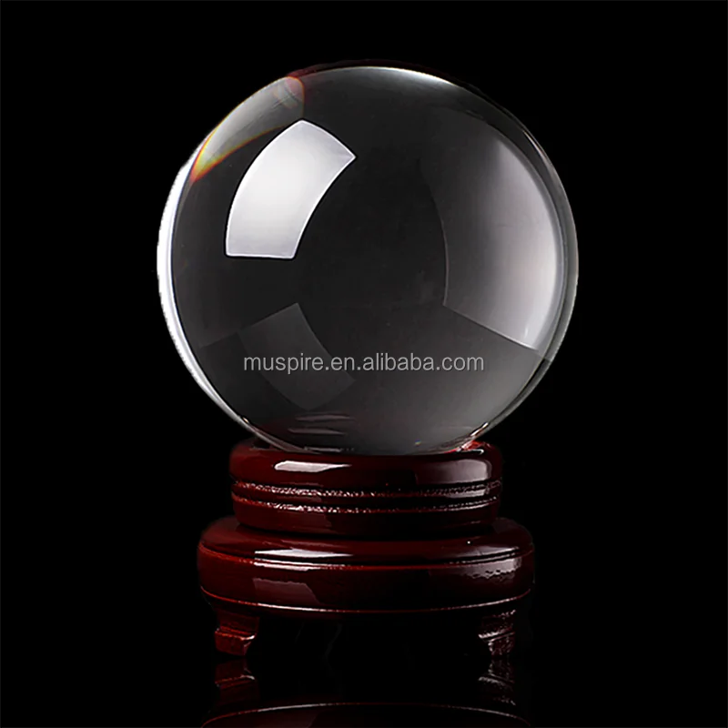 
Factory 10CM Clear solid glass balls Crystal Sphere & Globe 