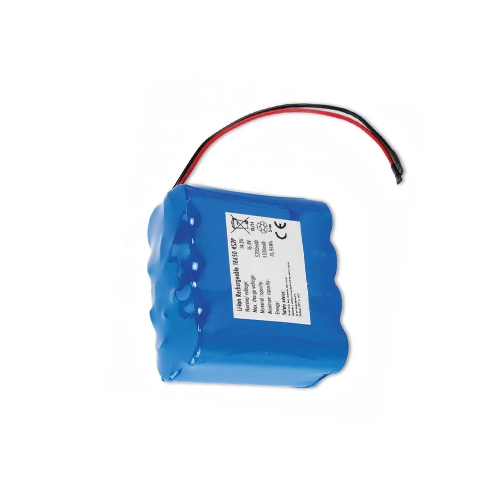 Li-ion battery pack ICR18650-4S2P 4400MAH 14.8V For stage lighting