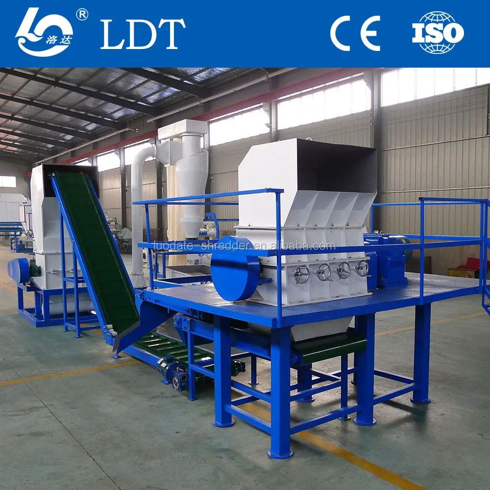 Using for Wide Rubber Tires Crusher Shredder Processing Recycling Machines