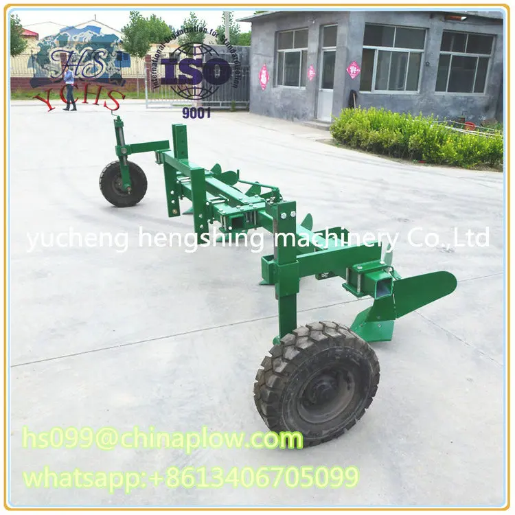 Agri machinery ridging plough with tires