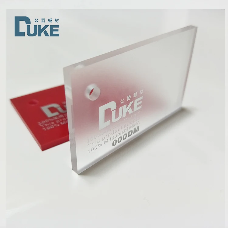 DUKE 2mm 6mm Flexible Frosted Plexiglass Acrylic Panels Near Me Black Acrylic Sheet Price