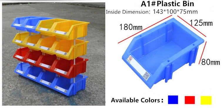 
Wholesale boltless rack small plastic storage bins 