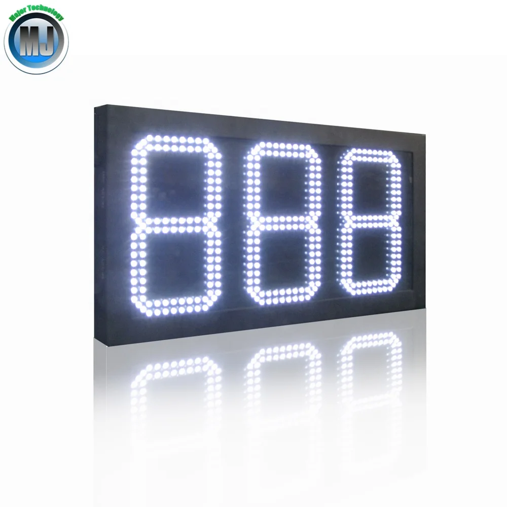 
Customized IP65 waterproof 8 inch seven segment led display 