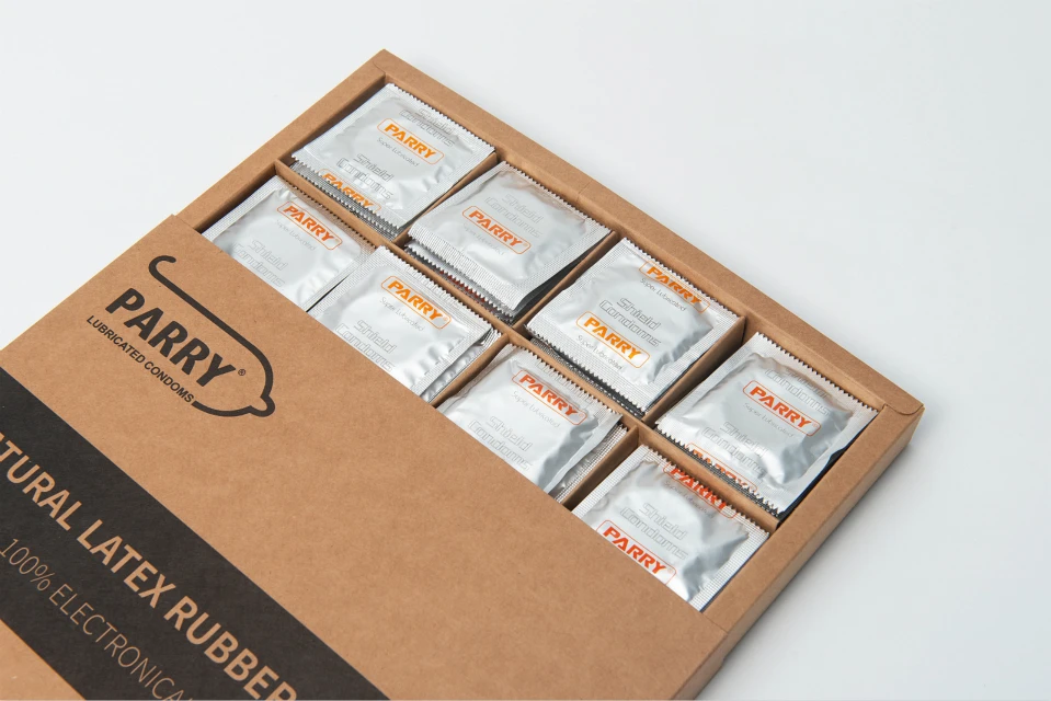 
PARRY male condom 100 condom pack OEM lubricated kondom model 