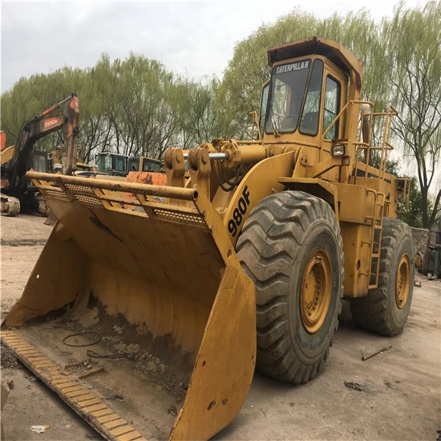 Old/Used Construction Equipment CAT 980F wheel loader IN CHEAPER  PRICE/Original 966H Cat Brand 980G 980C FOR SALE