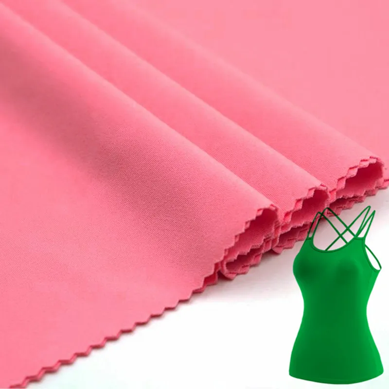 hybrid stretch  85 recycle polyester15spandex recycled  yoga pants  knit  wicking finish fabric for  sportswear activewear