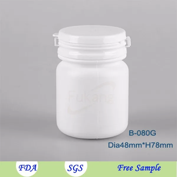 Custom Cheap High Quality Capsule Container 80Ml Clear Empty Supplement Vitamin Capsule Pill Plastic Bottle For Packaging