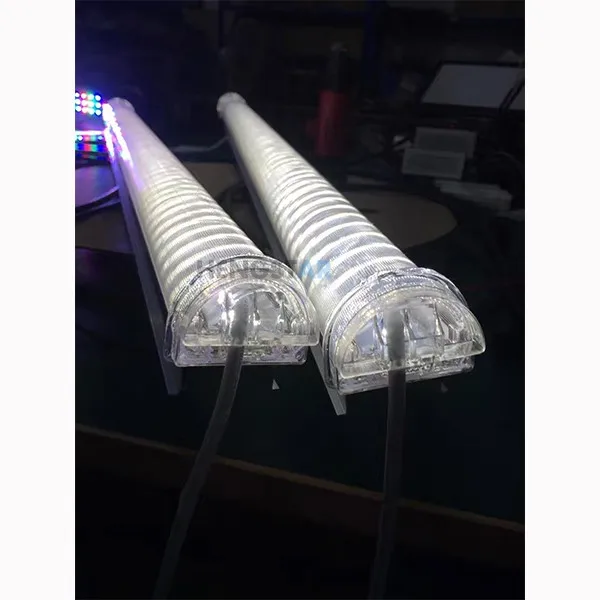 
Outdoor Rail guarding 24V Dc D4535 Rgb 48Smd 5050 6 Pixel IC Dmx Wireless Led Hurdle Digital Tube Pipe Lights 