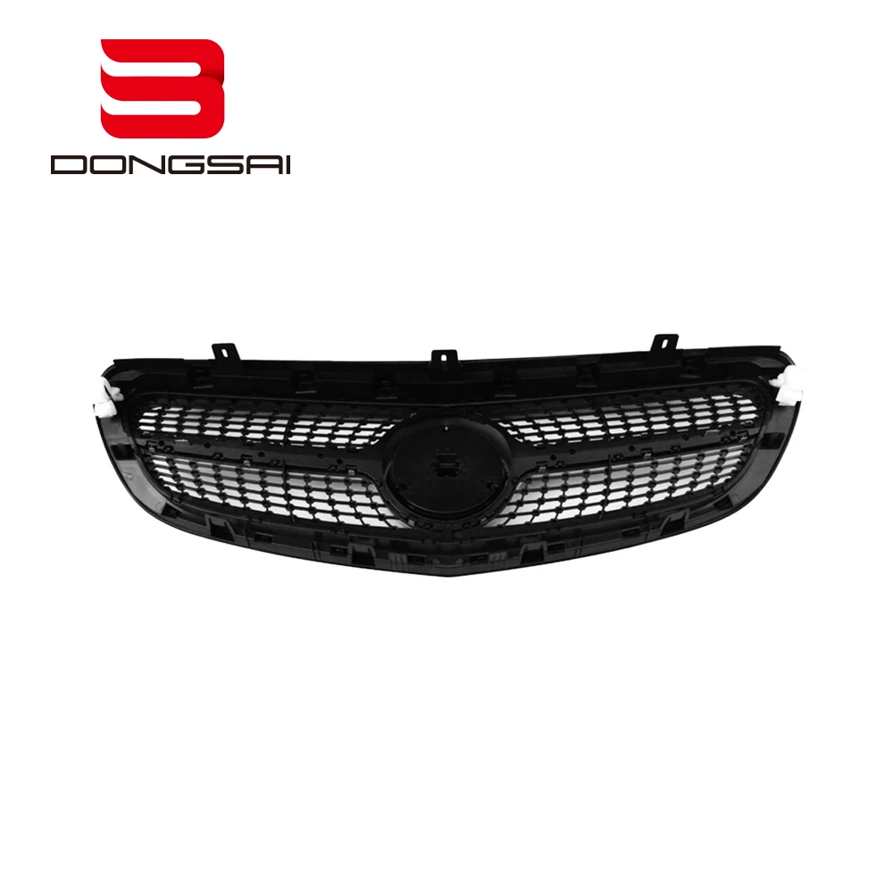 ABS Diamond Front Bumper Mesh Grille Grill for Mercedes Benz C Class W205 C43 C63s 2015-2018