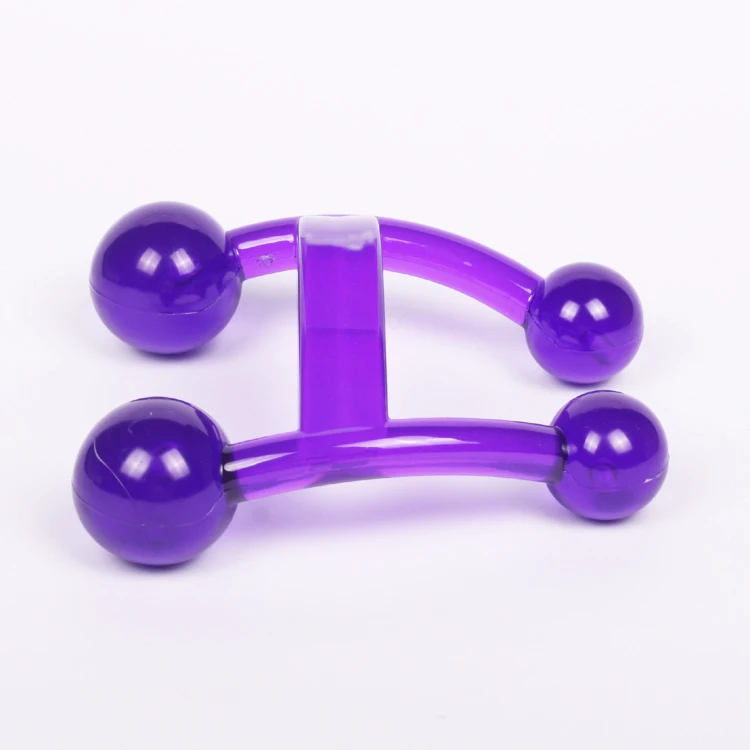 Oempromo promotional gift custom manual H Shaped body relaxing plastic massager