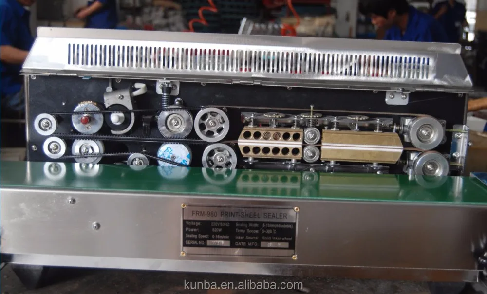 
FRM-980W continuous band sealer with DATE PRINTING system 