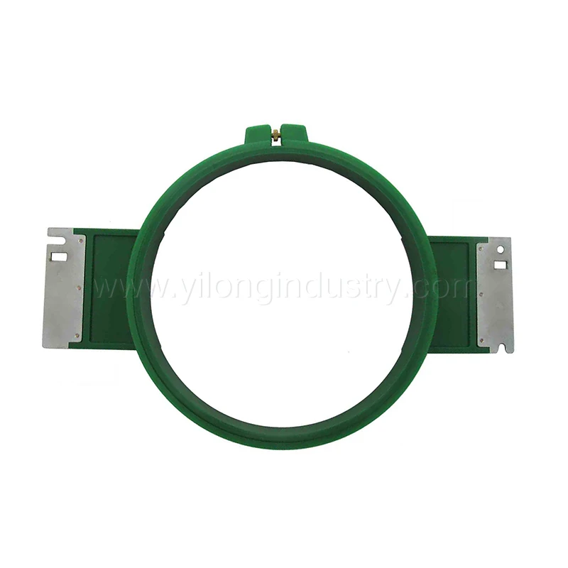 Embroidery machine hoop and frame Tajima embroidery machine tubular green hoop 210mm size Embroidery plastic hoop