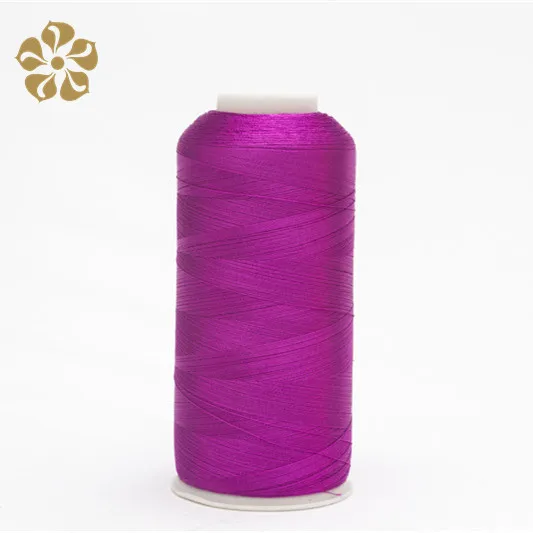 Wholesale OEM Hign Quality 5000 Meters 100% polyester yarn embroidery thread for machine 1680 colors