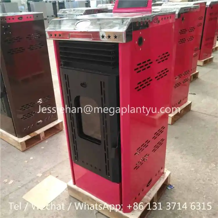 water heater automatic feeding wood pellet stove