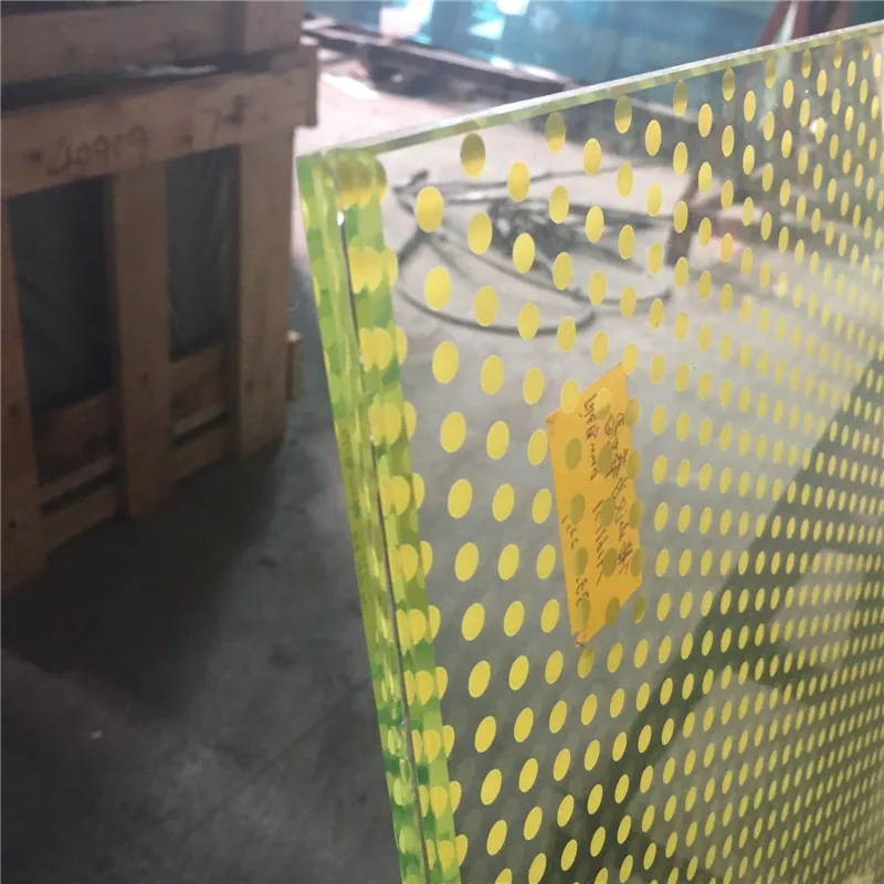 Crushed tempered structural glass floor