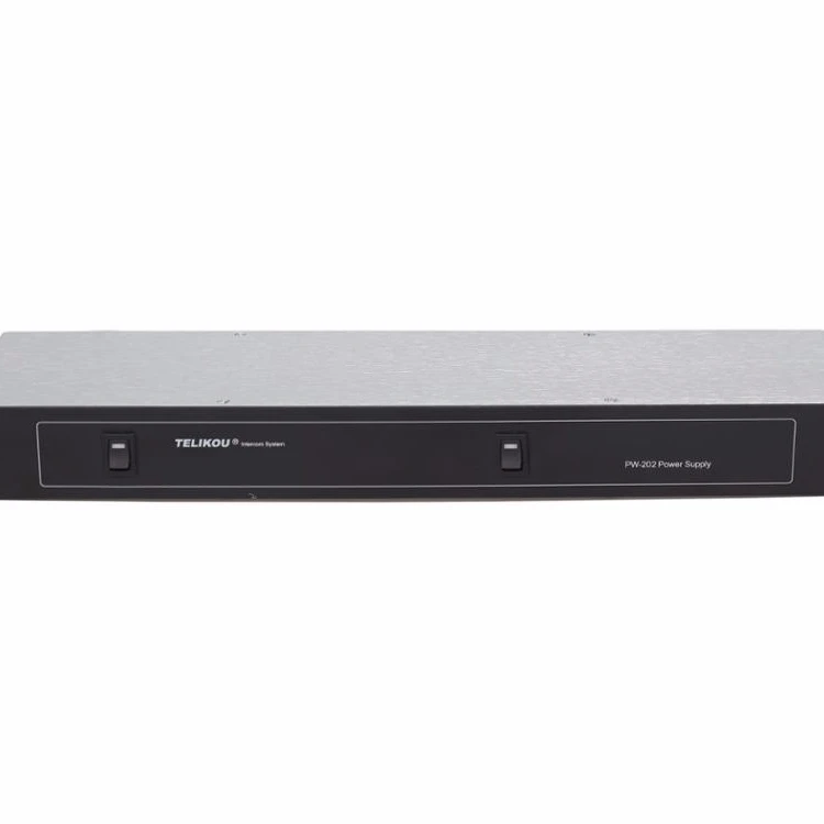 TELIKOU PW-202 стандартная 1U двухканальная система внутренней связи источник питания трансляционное