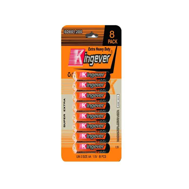 Hot selling 1.5v dry cell r6 um3 aa size battery from OEM manufacture