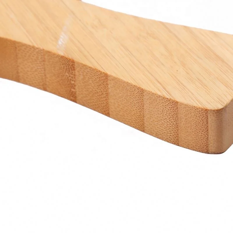 
Eco-Friendly 5 Section Serving Dish Tray Long Handle Bamboo Divided Plate For Snack/Food 