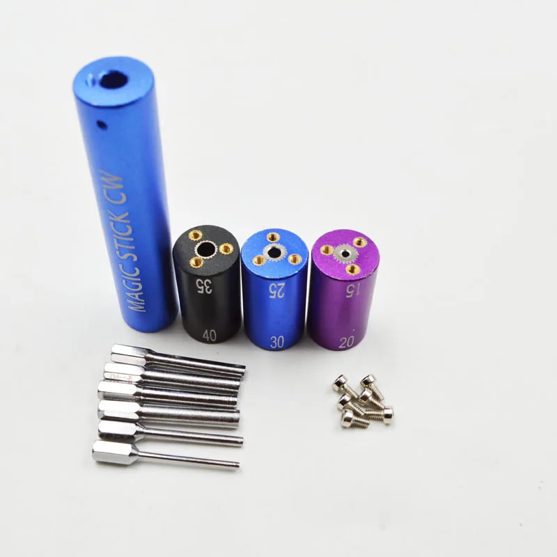 Charms electronic cigarette kit Round heads coil jig tool kit box vaping accessories DIY e cig tool Kit for repair accessories