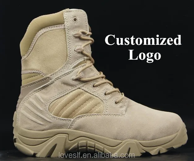 Abroad original quality shock absorbed USMC suede leather tactical desert boots