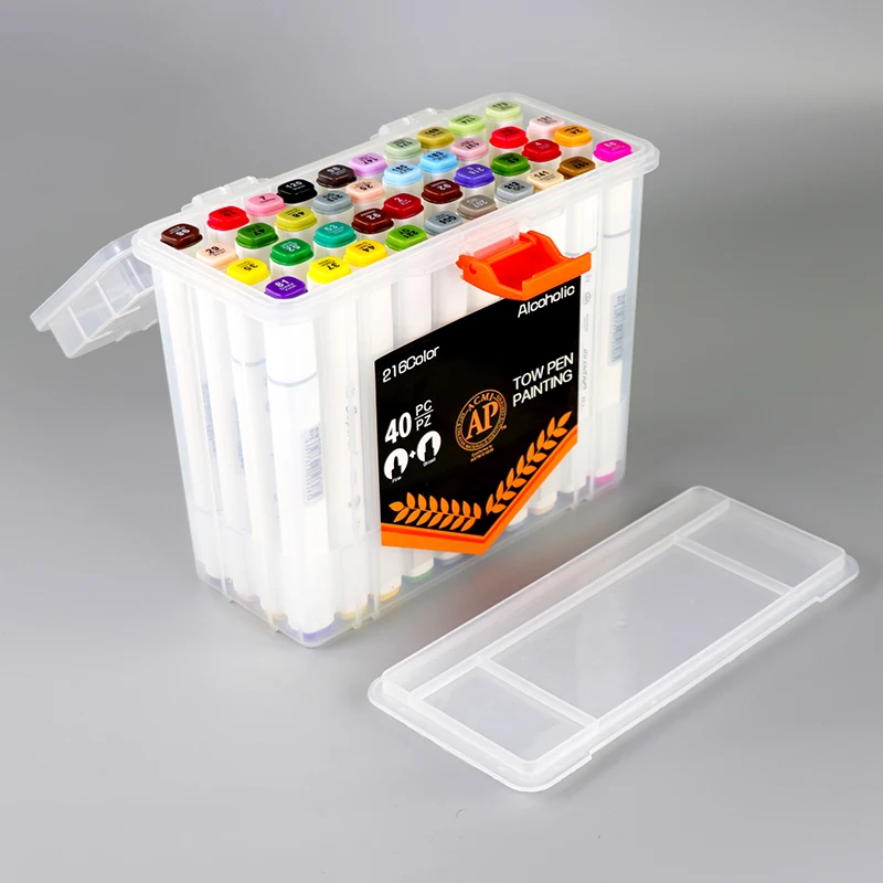 
Super Tips Art Drawing Dual Tip Fine Bullet & Chisel Point Color Marker Box 